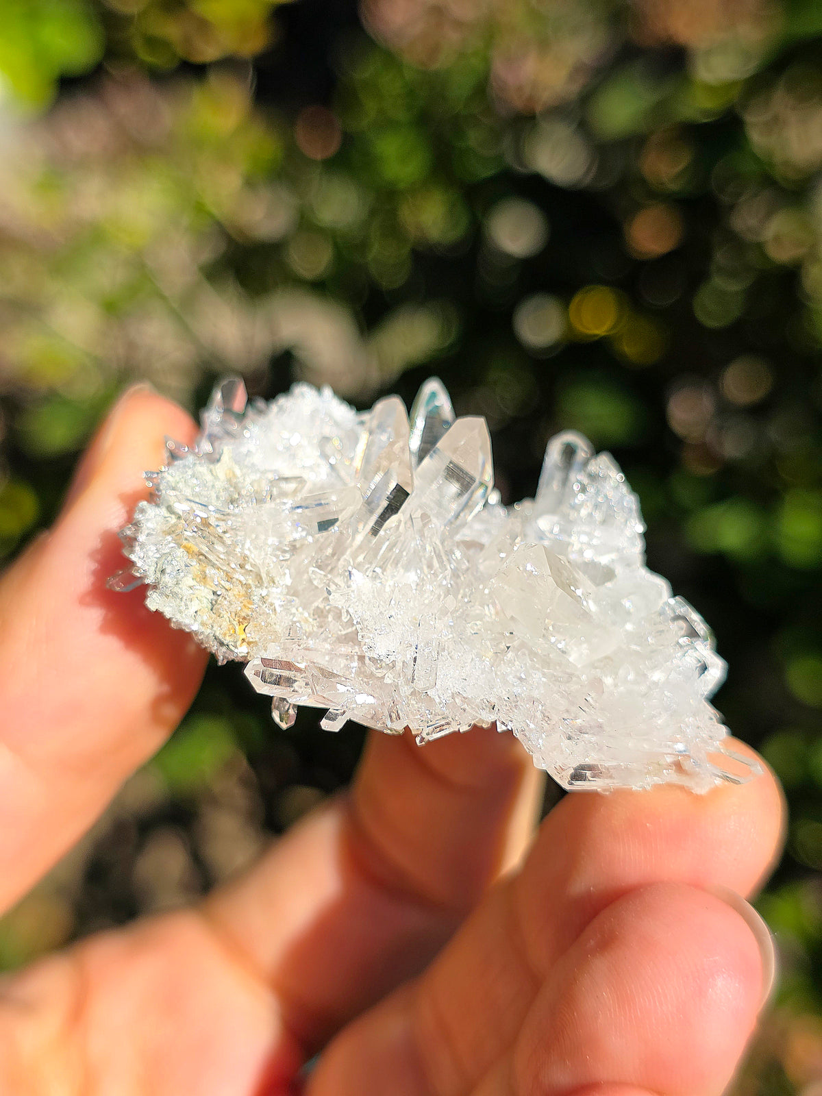 Magnifique Quartz flottant d'Arrens dans les Hautes-Pyrénées.