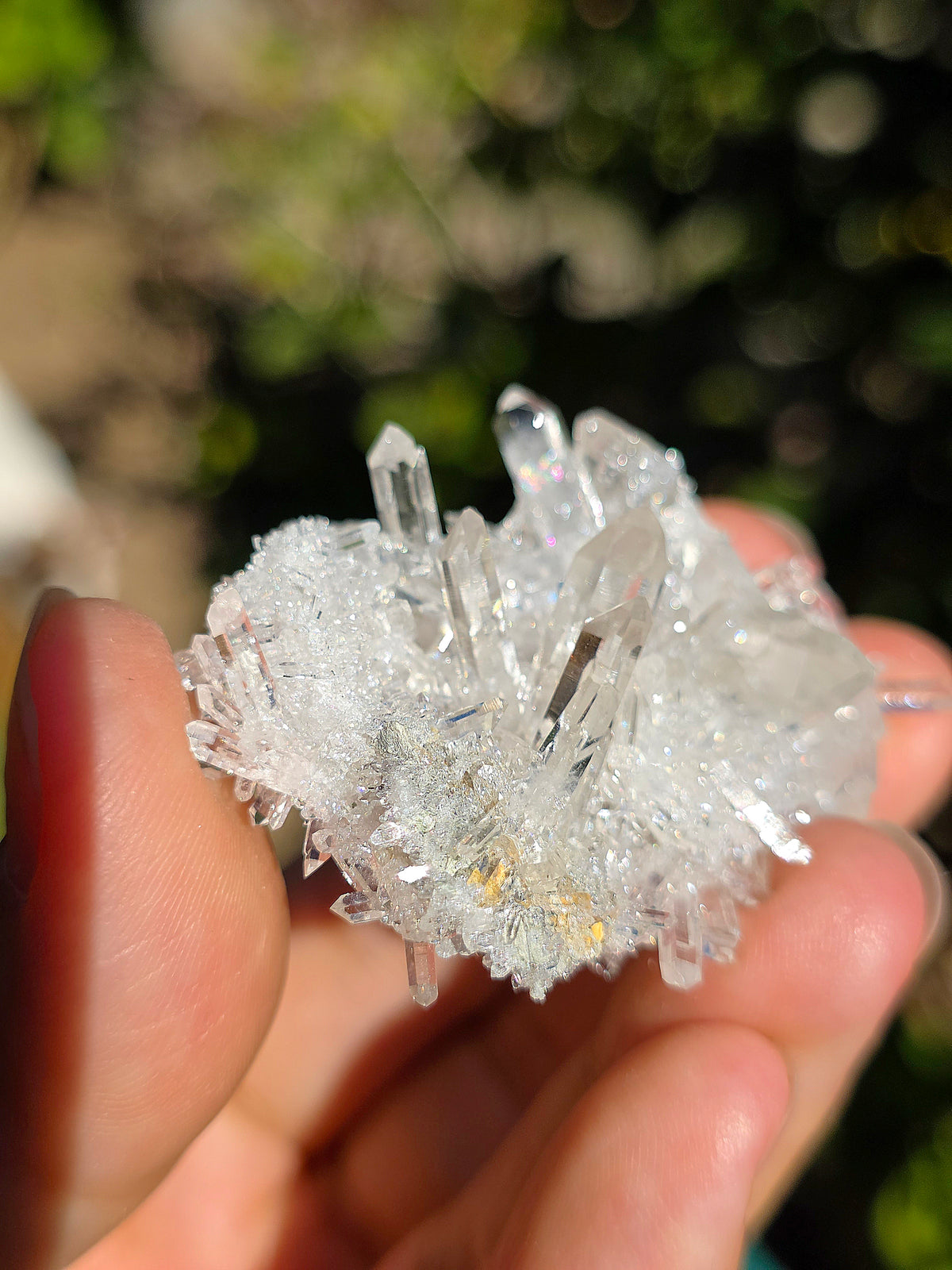 Magnifique Quartz flottant d'Arrens dans les Hautes-Pyrénées.