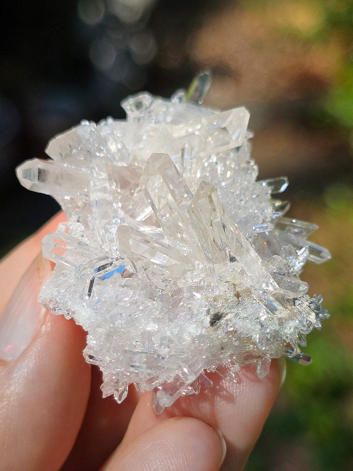 Magnifique Quartz flottant d'Arrens dans les Hautes-Pyrénées.