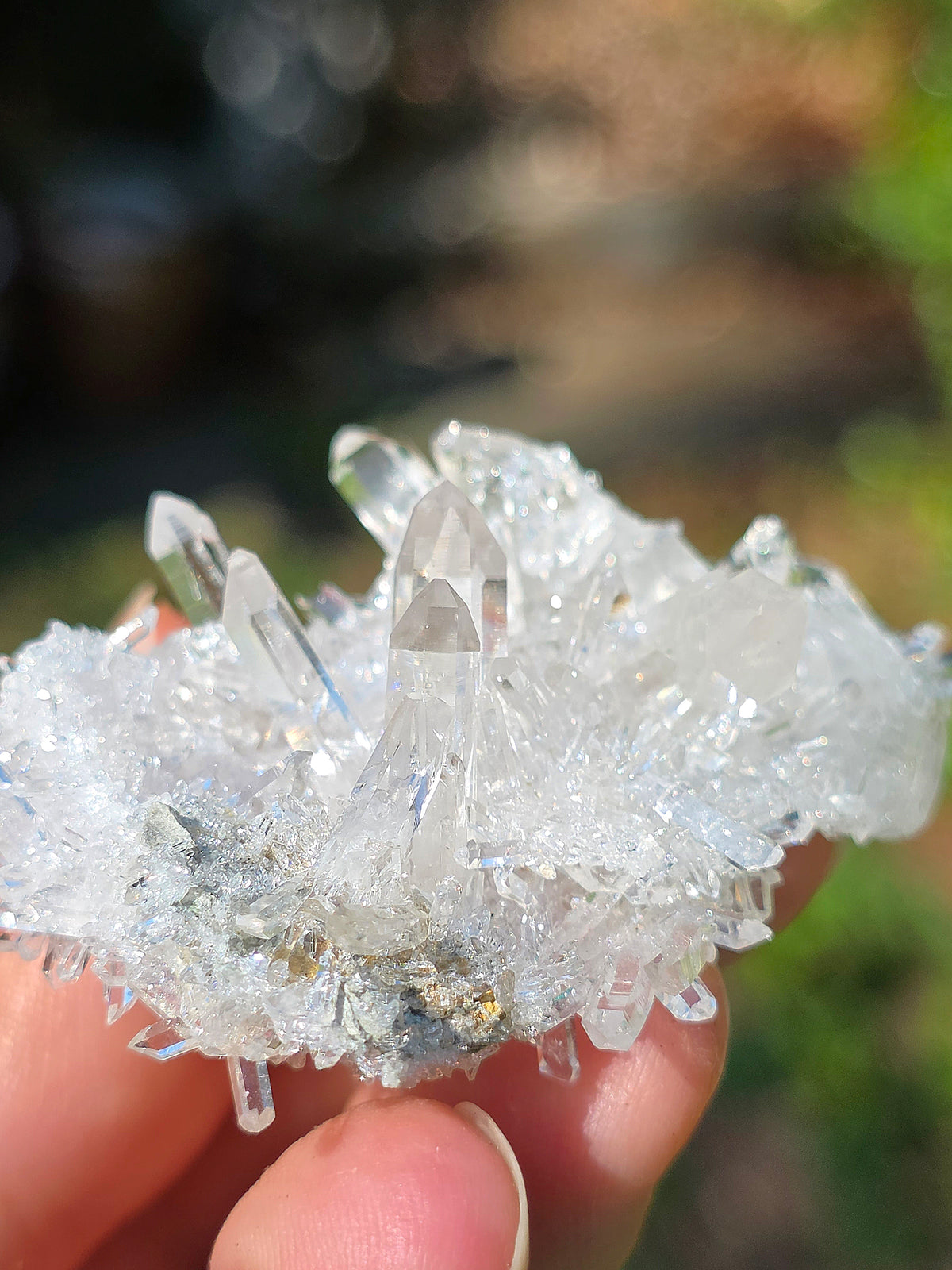 Magnifique Quartz flottant d'Arrens dans les Hautes-Pyrénées.