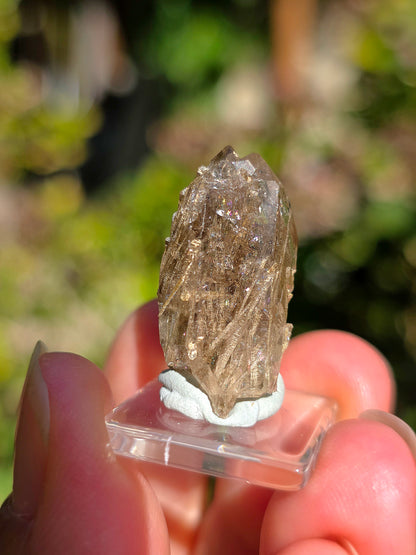  Quartz avec inclusions d'épidote des Pyrénées