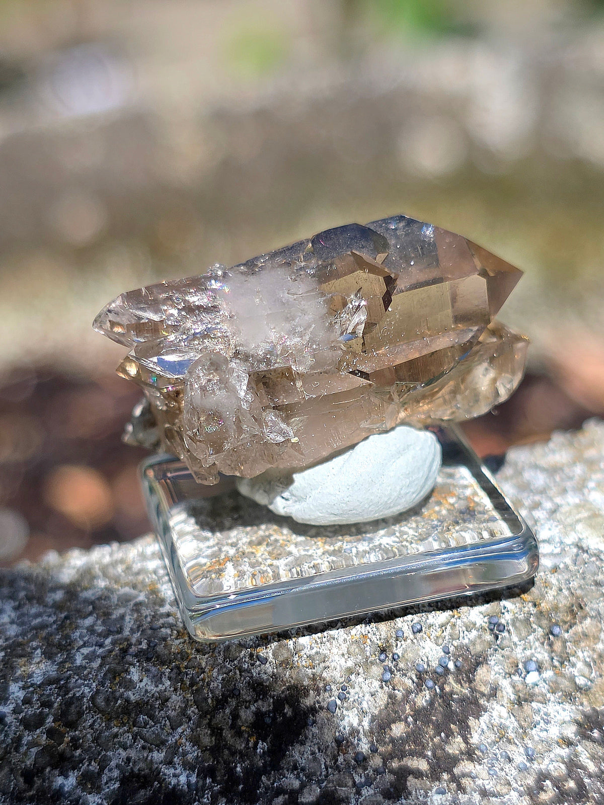 Quartz à âme fumé d'Arrens dans les Hautes-Pyrénées