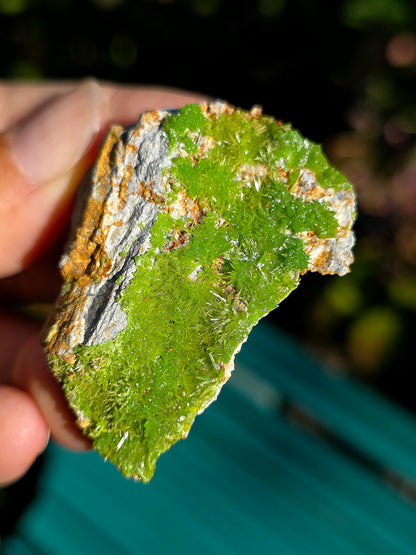 Pyromorphite de la mine de Saint-Salvy dans le Tarn