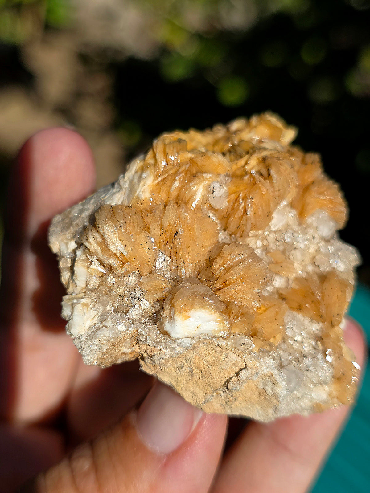 Baryte brute française en provenance du Gard