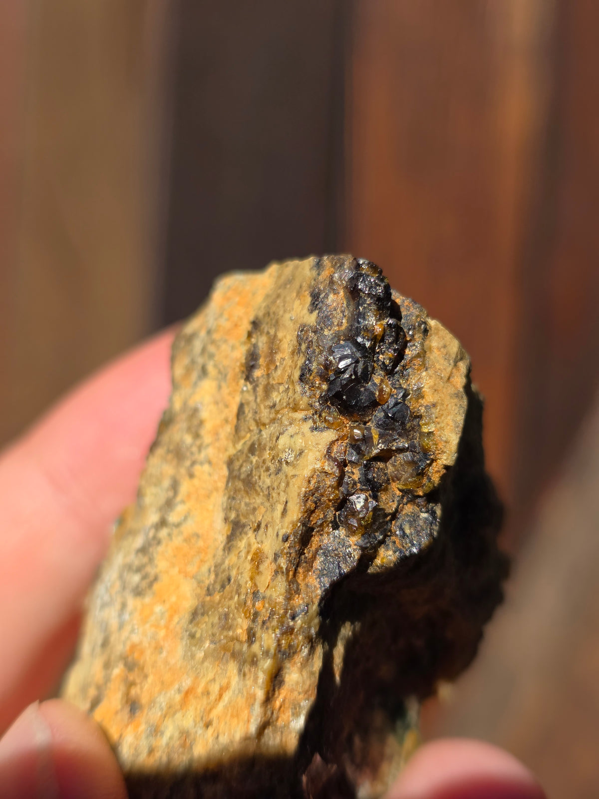 Clinochlore (Séraphinite) et Grenat bruts du Mali