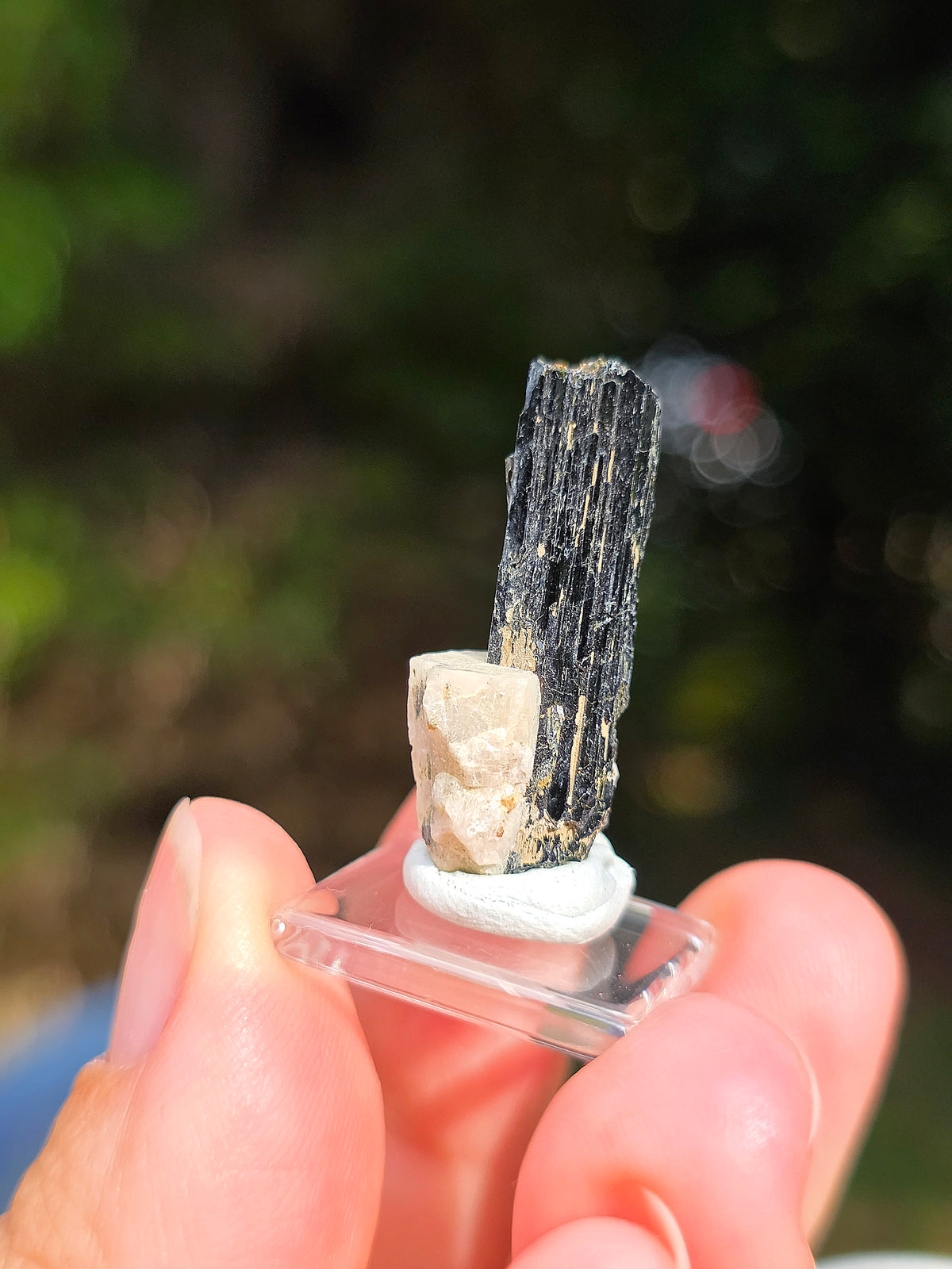 Aegyrine et Feldspath du Malawi réactive UV (à choisir)