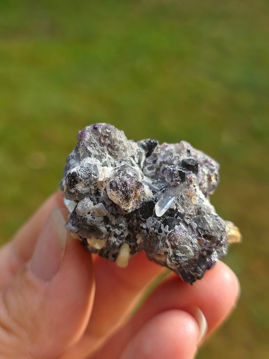 Muscovite, de Fluorite et de Tourmaline noire d'Erongo