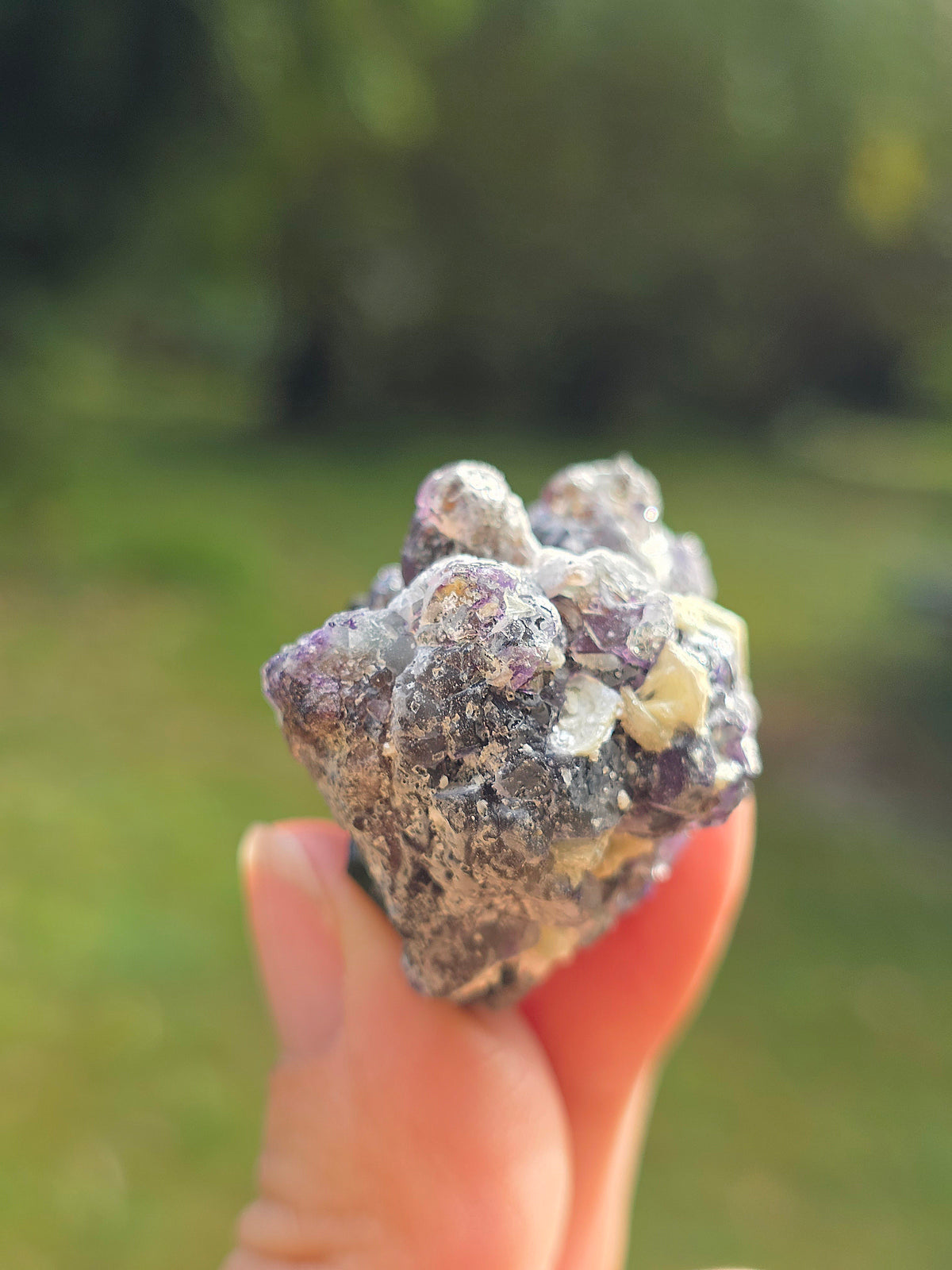 Muscovite, de Fluorite et de Tourmaline noire d'Erongo