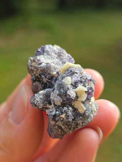 Muscovite, de Fluorite et de Tourmaline noire d'Erongo