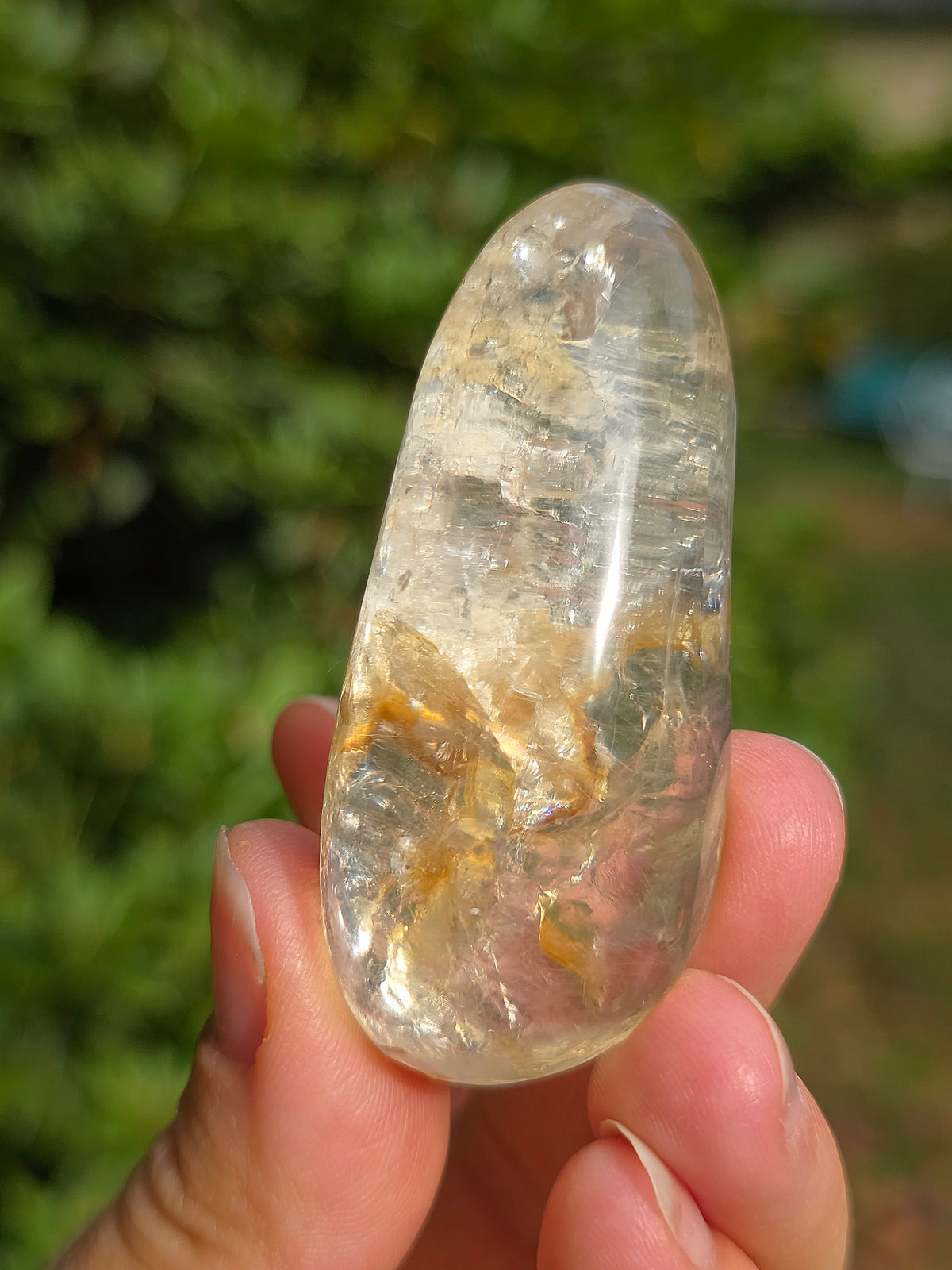 Lens Quartz (Alluvial) poli de Madagascar