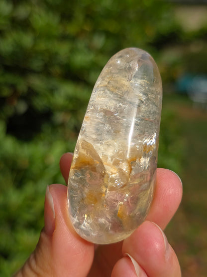 Lens Quartz (Alluvial) poli de Madagascar