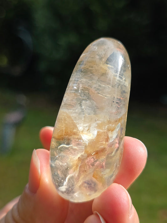 Lens Quartz (Alluvial) poli de Madagascar