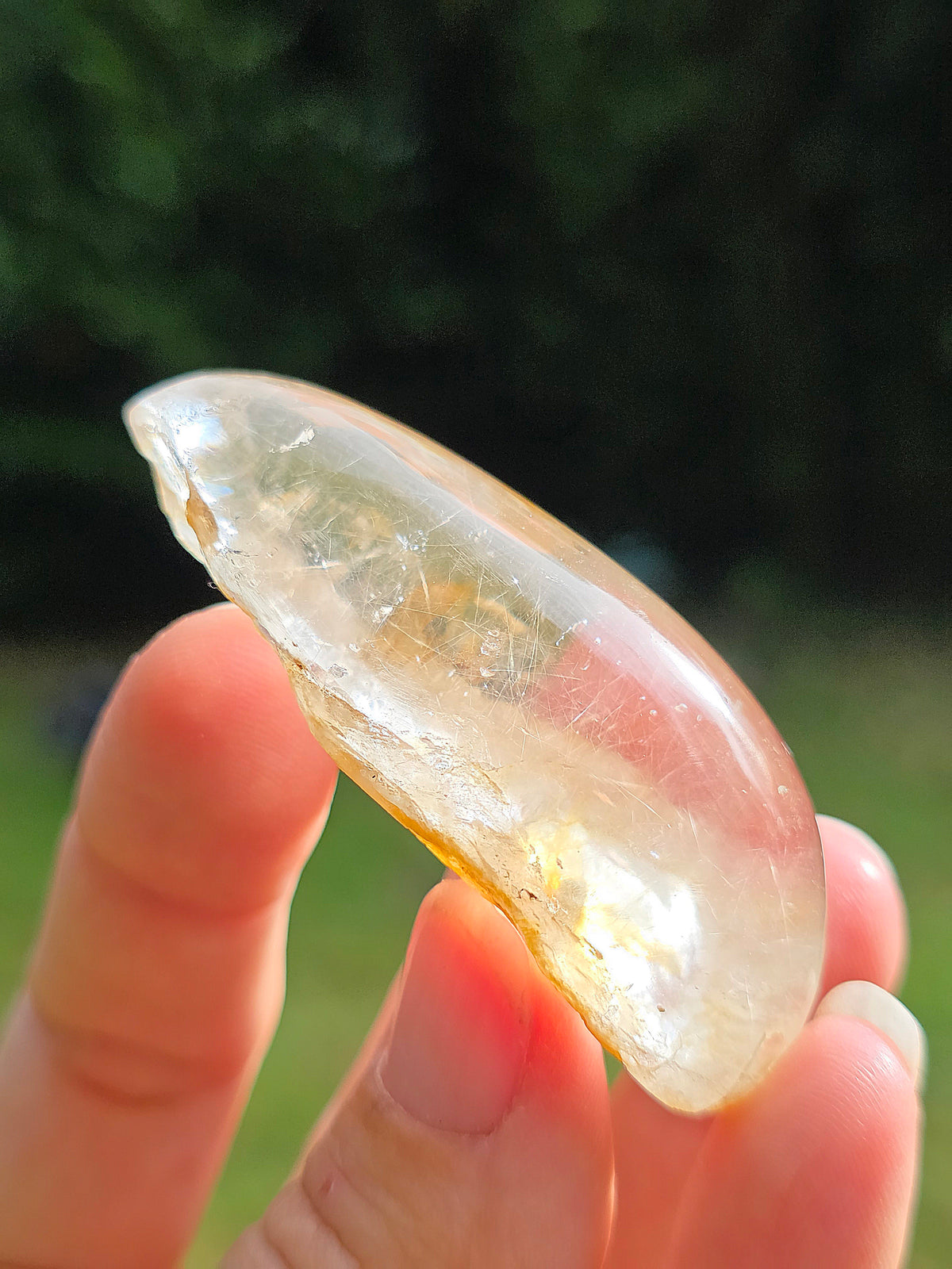 Lens Quartz (Alluvial) poli de Madagascar