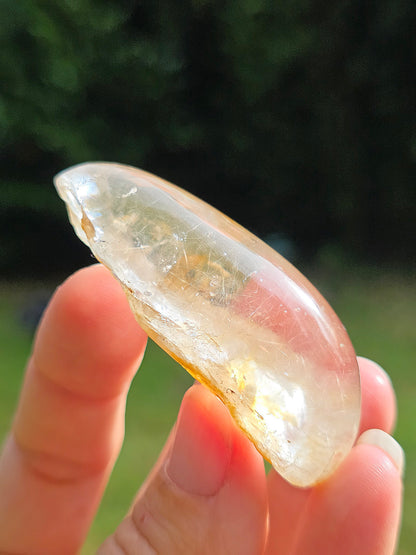 Lens Quartz (Alluvial) poli de Madagascar