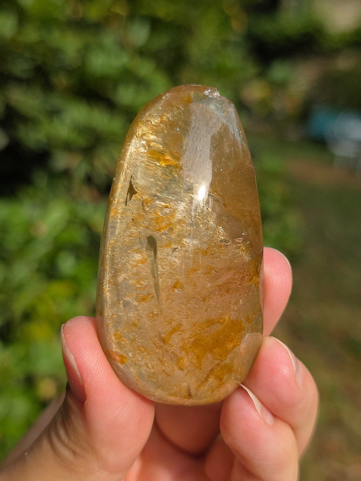 Lens Quartz (Alluvial) semi brut,malgache