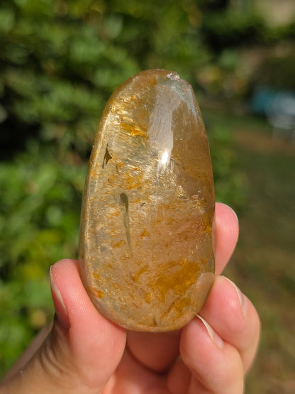 Lens Quartz (Alluvial) semi brut,malgache