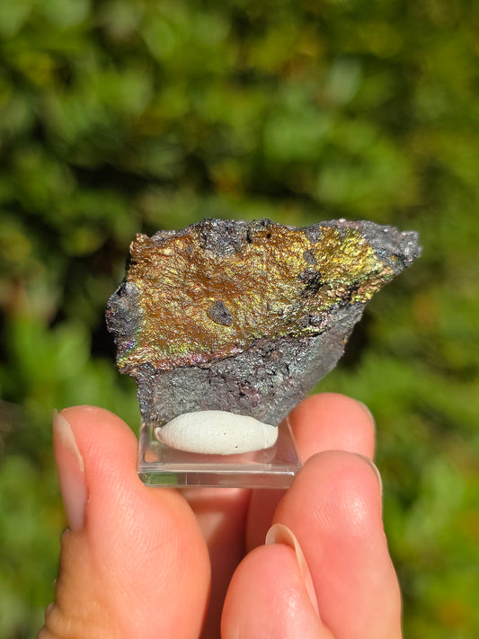 Goethite irisée d'Espagne n°4 sur socle