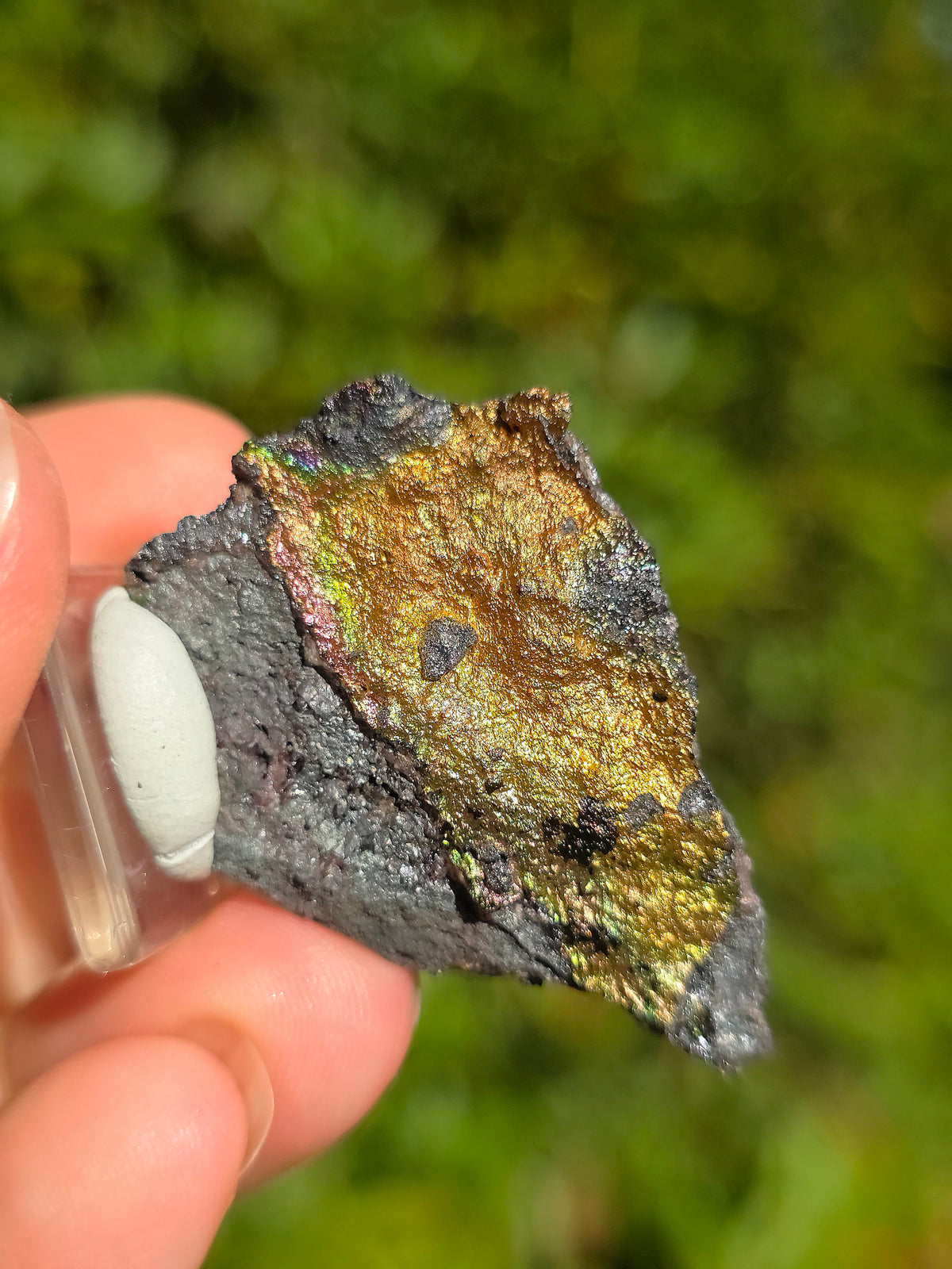 Goethite irisée d'Espagne n°4 sur socle