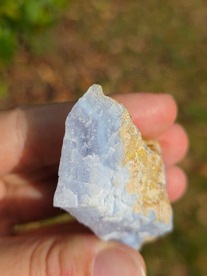 Agate Blue Lace de Namibie semi brute.
