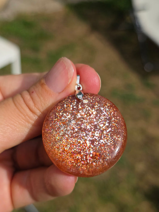 Sublime pendentif en Pierre de soleil