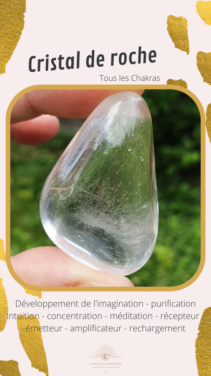 Pendentif Quartz tourmaline