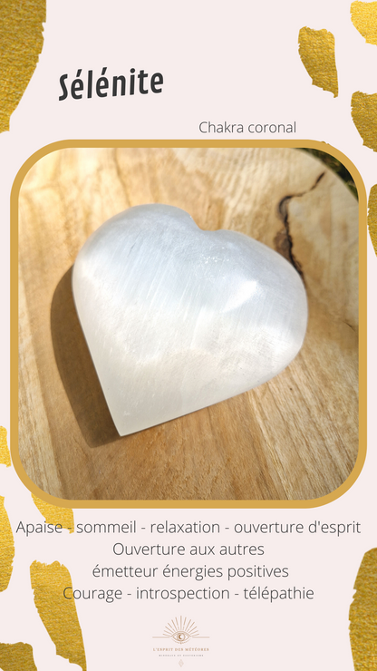 Bracelet Sélénite et Quartz (à choisir)