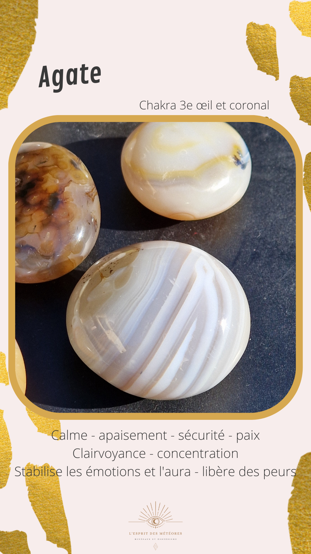 Petite sphère Agate volcan O