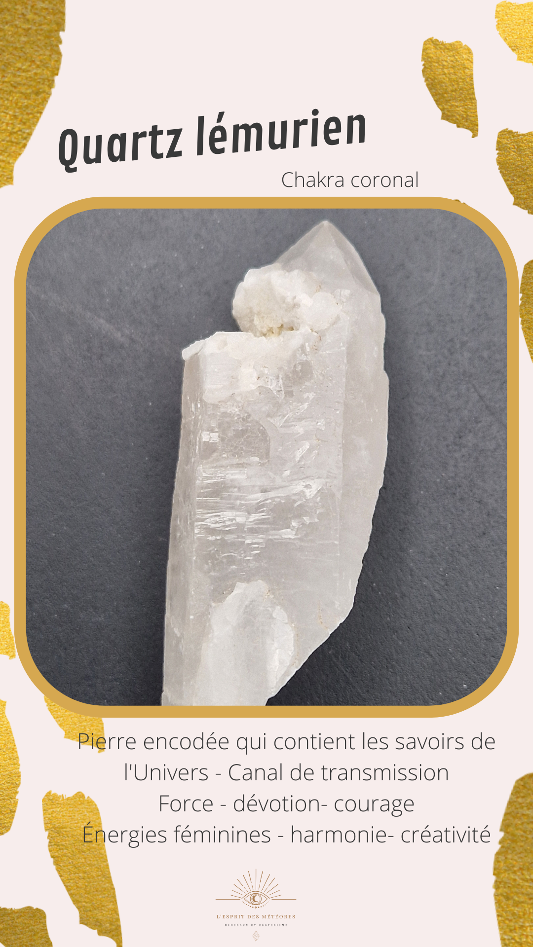 Quartz Lémurien du Brésil n°2