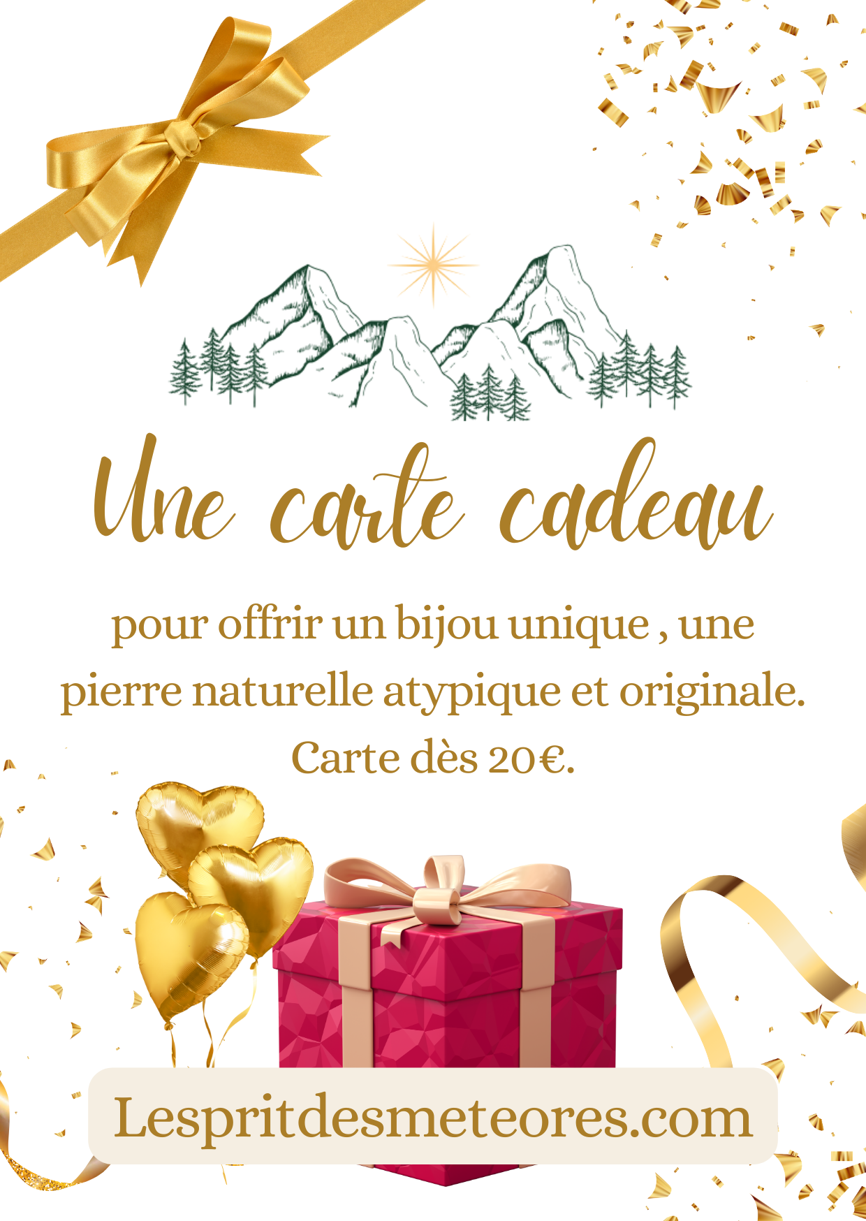 Carte Cadeau à partir de 20€