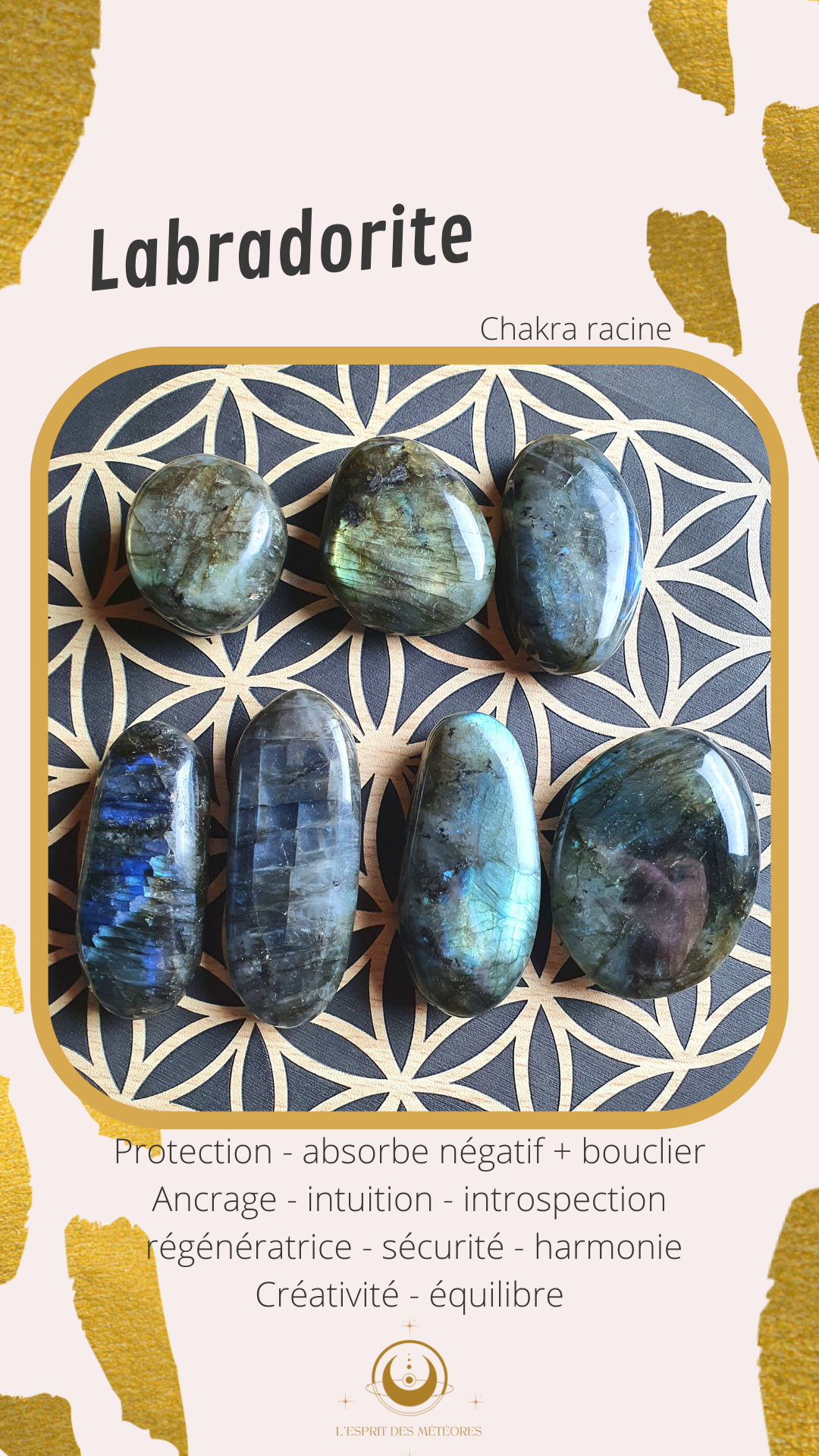 Forme libre Labradorite C