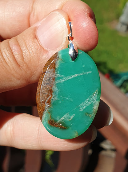 Pendentif Chysoprase CH9