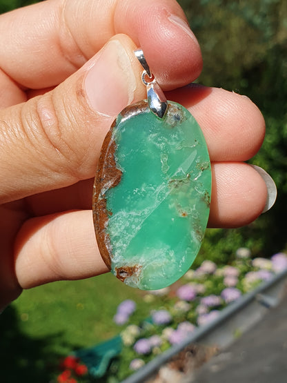 Pendentif Chysoprase CH10