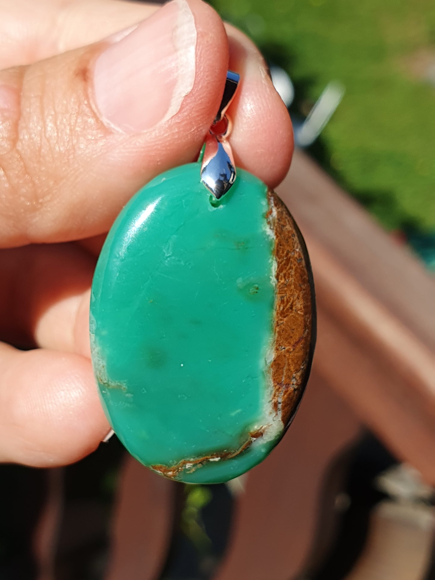 Pendentif Chysoprase CH9