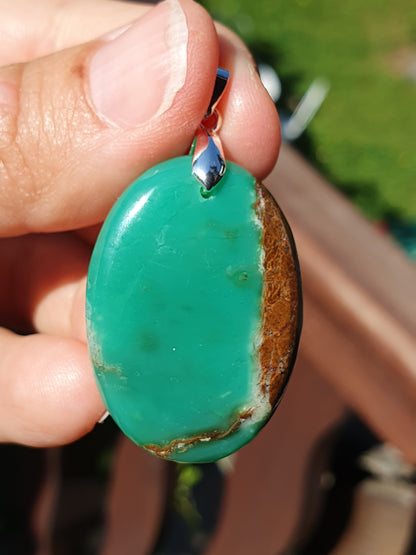 Pendentif Chysoprase CH9