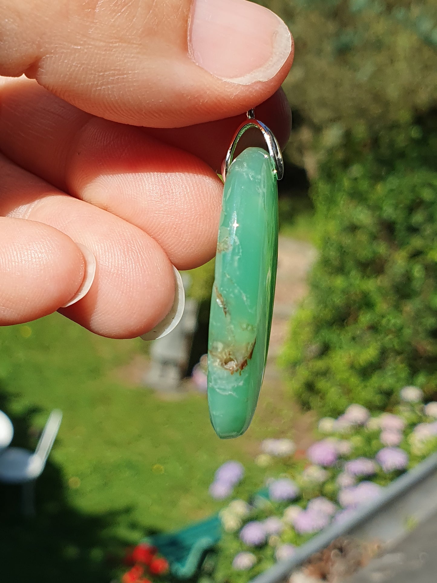 Pendentif Chysoprase CH10