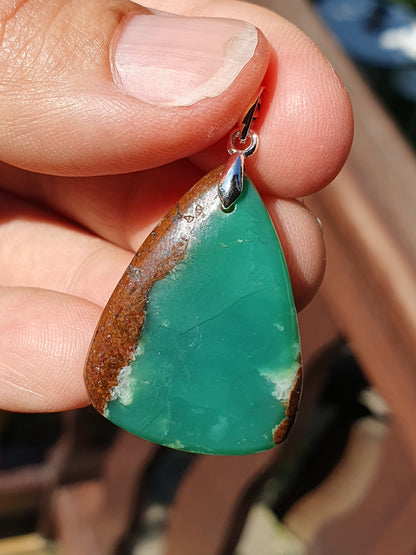 Pendentif Chysoprase CH5