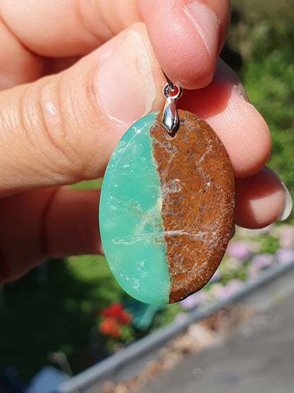 Pendentif Chysoprase CH3