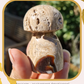 Champignon Calcite chocolat B