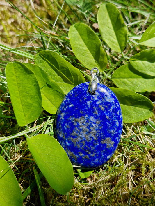 Pendentif Lapis Lazuli ovale extra