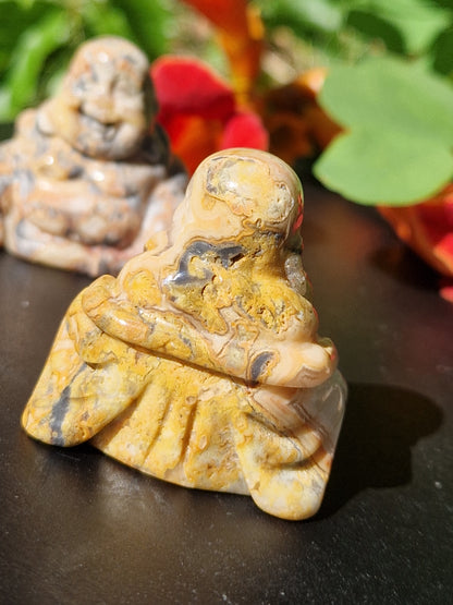 Bouddha Agate Crazy Lace 40mm