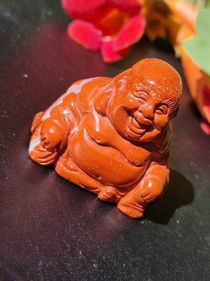 Bouddha Jaspe rouge 40mm (à choisir)