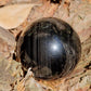 Sphère Obsidienne argentée n°2