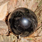 Sphère Obsidienne argentée n°2