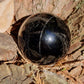 Sphère Obsidienne argentée n°3