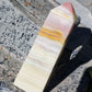 Pointe Onyx à bandes roses D