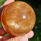 Sphère Calcite miel