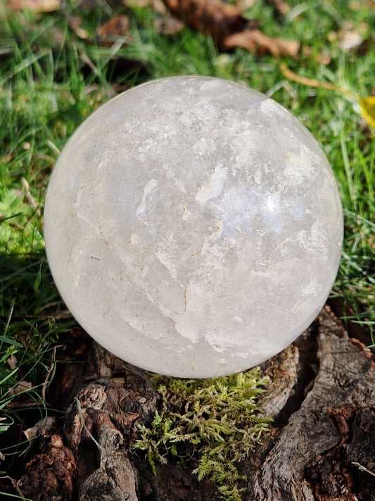 Grosse sphère Cristal de roche