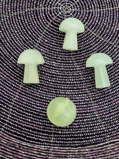 Champignon calcite pistache