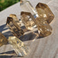 Pointe polie citrine naturelle (à choisir)