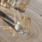Pointe polie citrine naturelle (à choisir)